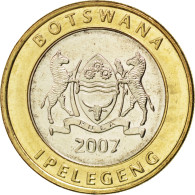 Monnaie, Botswana, 5 Pula, 2007, SPL, Bi-Metallic, KM:30 - Botswana