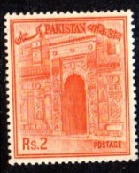 Pakistan 1963 2 Rupee Definitive, Wmk. Star & Crescent, Lightly Hinged Mint (D) - Pakistan
