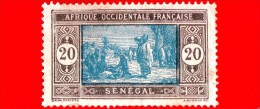 SENEGAL - Africa Occidentale Francese - Usato - 1927 - Mercato Indigeno - 20 - Gebruikt