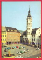 161734 / Gera  ( Thüringen ) -  Blick Zum Rathaus , CAR , FOUNTAIN - Germany Allemagne Deutschland Germania - Gera