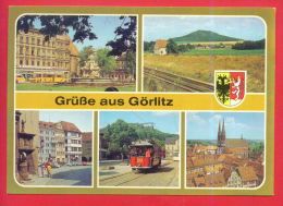 161739 / Grüsse Aus Görlitz - RAILWAY , TRAMWAY Nr. 29 , BUS   - Germany Allemagne Deutschland Germania - Goerlitz