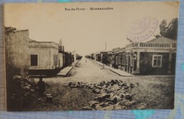 Angola : Mossamedes : Rua Das Hortas  -  1923  --  Cachet "Service à La Mer" (Marine Nationale) - Angola