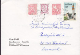 Finland UNO DAHL Kanseliråd HELSINKI Helsingfors 1981 Cover Brief To Danish Numismatic Society KØBENHAVN Denmark - Covers & Documents