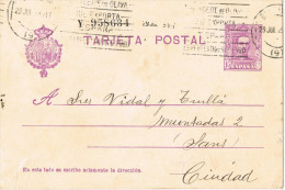 11677. Entero Postal BARCELONA 1929. Correo Interior - 1850-1931