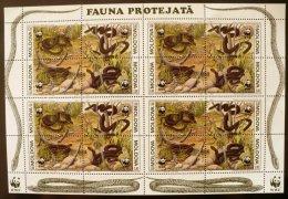 MOLDAVIE Yvert 44/47. MNH**, WWF, Reptiles (Couleuvre D´Esculape) - Snakes