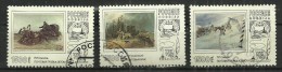 RUSSIAN FEDERATION 1996 - TROIKA ON PAINTINGS - CPL. SET - USED OBLITERE GESTEMPELT USADO - Usados