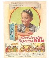 Protège Cahier Histoire Des Biscuits REM - Book Covers