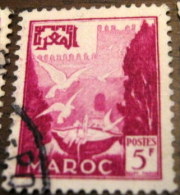 Morocco 1951 Fountain And Doves 5f - Used - Oblitérés