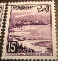 Morocco 1951 Qudaya Point 15f - Used - Oblitérés