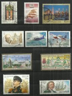 TEN AT A TIME - RUSSIAN FEDERATION  - LOT OF 10 DIFFERENT - POSTALY USED OBLITERE GESTEMPELT USADO - Gebraucht