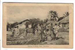 CPA ZANZIBAR (Tanzanie) - Native At Water Pipe - Tanzanie