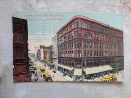 USA  Cincinnati Ohio OH  -  Corner Of Fifth  Ave. & Vine St.  Looking North - Tram  1912   D124313 - Cincinnati