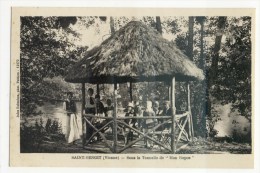 SAINT BENOIT-   Sous La Tonnelle  De  Mont Repos. Carte Rare. - Saint Benoît