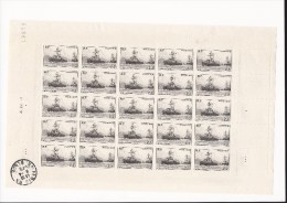 4 Feuilles De 25 Timbres Du N°752  Oeuvres De La Marine à  20% De La Cote. - Full Sheets