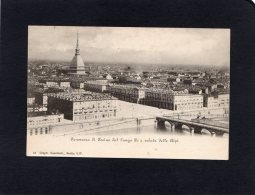 51315     Italia,      Panorama Di Torino  Dal  Lungo  Po  E  Veduta  Delle Alpi,  NV - Panoramic Views