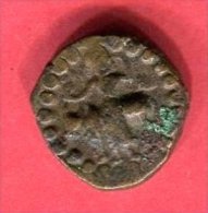 KUSHAN DECLIN  ROI DEBOUT R:TAUREAU ET SHIVA  1/2 UNIT    (M 3485   ) TB 30 - Indische Münzen