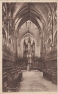 Lincoln Cathedrale  Lincoln  Lincolnshire CATHEDRAL CHOIR WEST ANGLETERRE - Lincoln