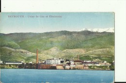 BEY83   --   BEYROUTH    --   USINE DE GAZ ET ELECTRICITE   --   WRITEN 1926 - Liban