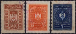 Yugoslavia - Savska Banovina - 1929-1939 Revenue, Tax Stamp - LOT - Service