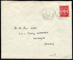 FRANCE - TIMBRE DE FRANCHISE N° 12 OBL. SALON AIR LE 13/1/1960 - TB - Military Postage Stamps