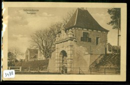 SCHOONHOVEN * VEERPOORT  * ANSICHTKAART * CPA * GELOPEN IN 1922 Naar SLIEDRECHT * NVPH NR 54 (3488) - Schoonhoven