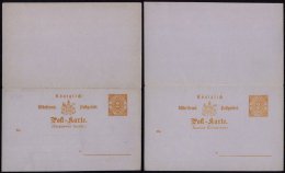 Germany Wurttemberg - Postal History Rare Old Postcard + Reply UNUSED DB.275 - Otros & Sin Clasificación