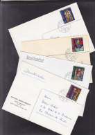 SCHWEIZ  902-905, Pro Patria 1969 Auf 3 Bedarfsbriefen + 1 Karte, Kunst Und Kunsthandwerk - Covers & Documents