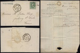 Belgium 1871 Postal History Rare Cover + Content Namur DB.280 - Otros & Sin Clasificación