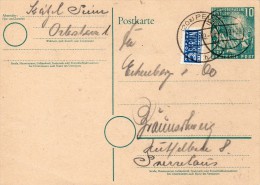 ALLEMAGNE ENTIER POSTAL 1949 - Cartes Postales - Oblitérées