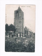 Woesten  - De Kerk  Verzonden 1911 - Vleteren