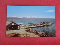 Yeloowstone Lake Boathouse --   -------- Ref 1707 - USA National Parks