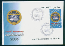 EGYPT / 2006 / 10th Congress For Telecommunications And Information / FDC - Briefe U. Dokumente