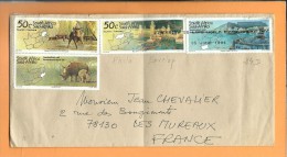 ENVELOPPE: Belle Philatélie Et Oblitération Juin 1995 - Storia Postale