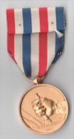 MEDAILLE DES CHEMINOTS Attribuée En 1951 - Graveur FAVRE BERTIN - Spoorweg