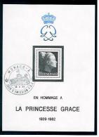 Monaco 1983: Mi.-Nr.:  1577 Block 22: Tod Von Fürstin Gracia Patricia     (C013) - Used Stamps