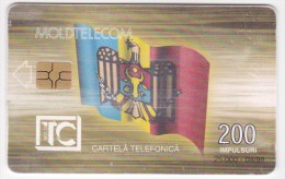 Moldova  - Chip  Phonecard  , Moldtelecom , 1999 , 200  UNITA , Used - Telecom