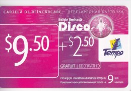 Moldova  , Tempo Disco , Prepaid , 9,5$  , Used - Operadores De Telecom