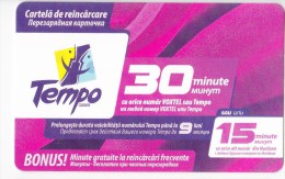 Moldova  , Tempo , Prepaid , 30 Minutes , Used - Opérateurs Télécom