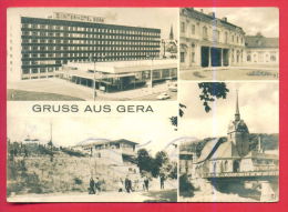 161749 / Gera  ( Thüringen ) - INTER HOTEL , CAFE " OSTERSTEIN " MUSEUM ,    - Germany Allemagne Deutschland Germania - Gera