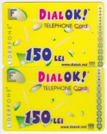 Moldova  , Liderfone , DIALOK , 2004 , Telephone Cards  , 150 Lei  ; Tip I + Tip II , Plastic , Used - Telekom-Betreiber