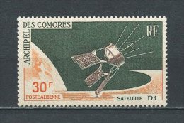 COMORES 1966 PA N° 17 ** Neuf = MNH Superbe  Cote 4,50 €  Espace Space Satellite D1 - Unused Stamps