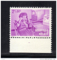 BELGIQUE COB 1227 **, AVEC NUMERO DE PLANCHE 1 .  (3T278) - 1961-1970