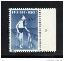 BELGIQUE COB 1229 **, AVEC NUMERO DE PLANCHE 2 .  (3T280) - 1961-1970