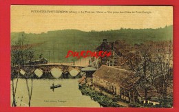 Orne - PUTANGES PONT ECREPIN - Le Pont De L'Orne .....    ( Carte Toilée...) - Putanges