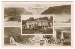 RB 1016 -  Early Real Photo Multiview Postcard - The Hotel Hayburn Wyke Near Scarborough - Yorkshire - Scarborough