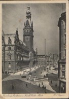 Germany - Postcard 1937 - Hamburg - Rathaus Und Adolf Hitler -Platz - 2/scans - Mitte