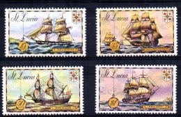 St Lucia - 1973 - Historic Ships - MNH - St.Lucia (...-1978)