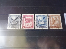 ISLANDE TIMBRE OU SERIE  YVERT N°245..........249 - Used Stamps