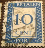 Netherlands 1947 Postage Due 10c - Used - Portomarken