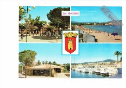 Sainte-Maxime - Multivues- Joueurs De Boules Pétanque / Club Nautique / Blason - Pétanque